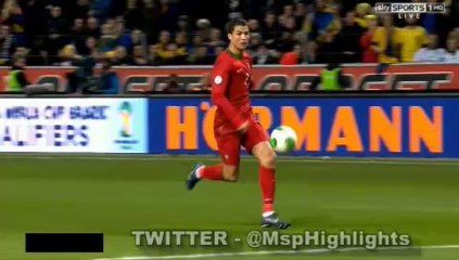 Sweden vs Portugal 2:2 Cristiano Ronaldo
