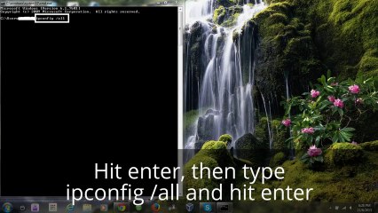 How to look up your ip address with command prompt