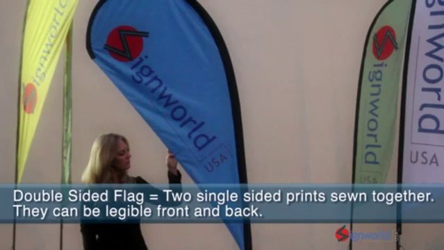 Custom Advertising Feather Teardrop Flags