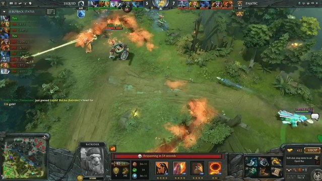 Fnatic EU vs Team Liquid Game 2 - DOTA 2 Champions League - TobiWan & Clairvoyance