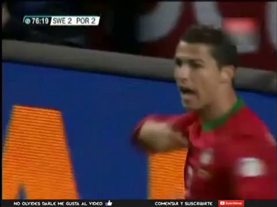 Portugal vs Suecia 2-3 Resumen con Hack trick de CR7