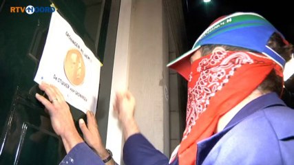 Actiegroep Loeske plakt Groningen vol - RTV Noord