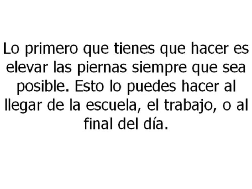 COMO PREVENIR LAS VARICES EN LAS PIERNAS