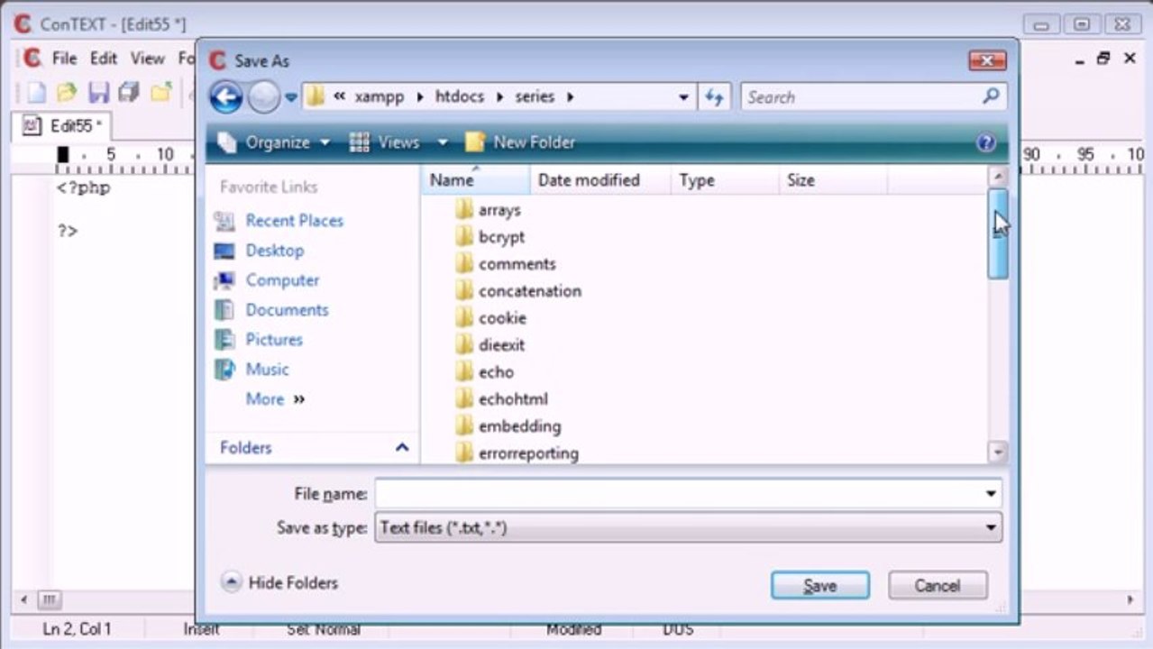 Beginner PHP Tutorial - 5 - Writing Your First PHP File By MNRAQ