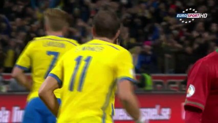 Sweden 2 - 3 Portugal Extended Highlights (WCQ Playoff)