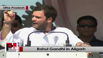 Fight for your rights, urges Rahul Gandhi while speaking at Aligarh