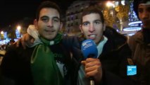 Les Champs-Élysées fêtent la qualification de la France et de l'Algérie
