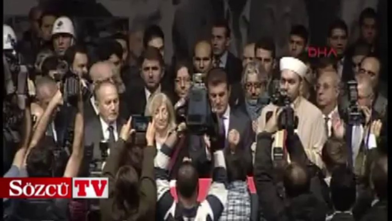 Topbaş ve Sarıgül cenaze töreninde buluştu