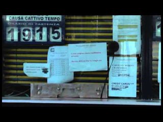 Napoli - Maltempo, aliscafi fermi -2- (19.11.13)