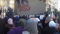 Paris 16ème: les habitants mal-logés manifestent pour des logements sociaux