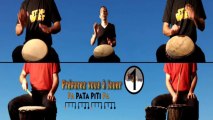 Cours de djembe en ligne : rythme binaire FRA