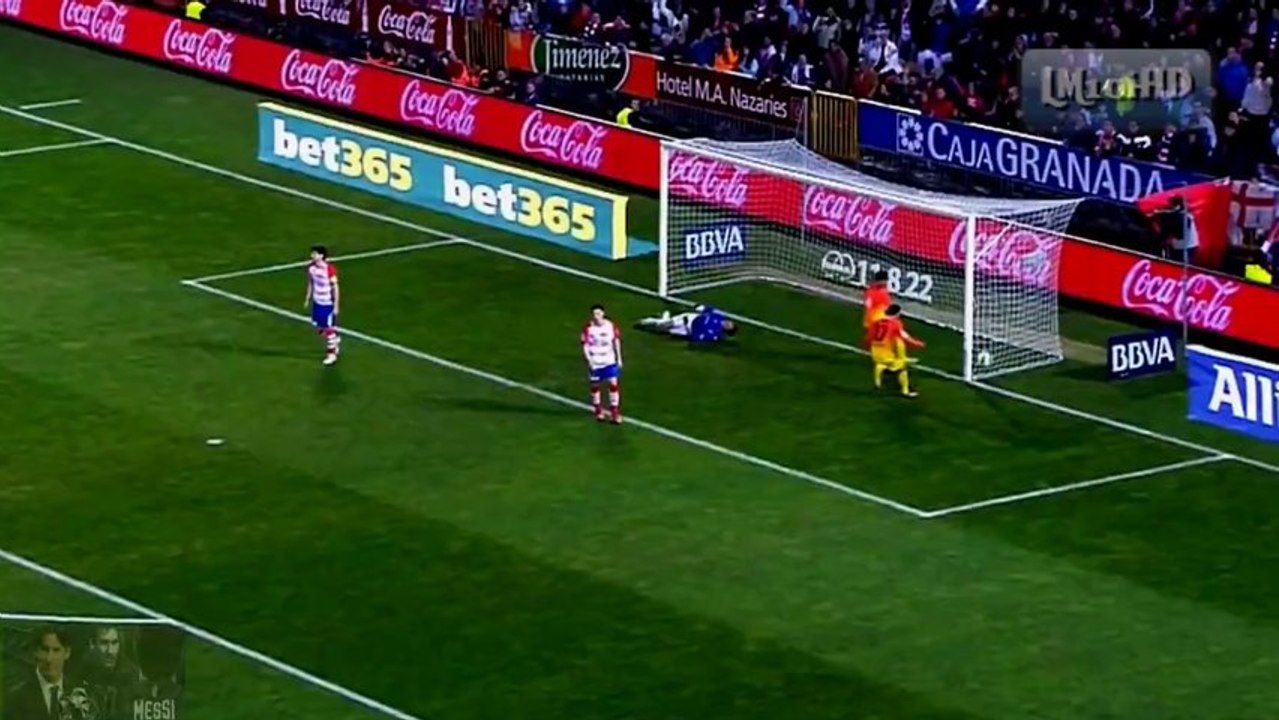 All the 46 Goals of Lionel Messi in 2012-2013 La Liga