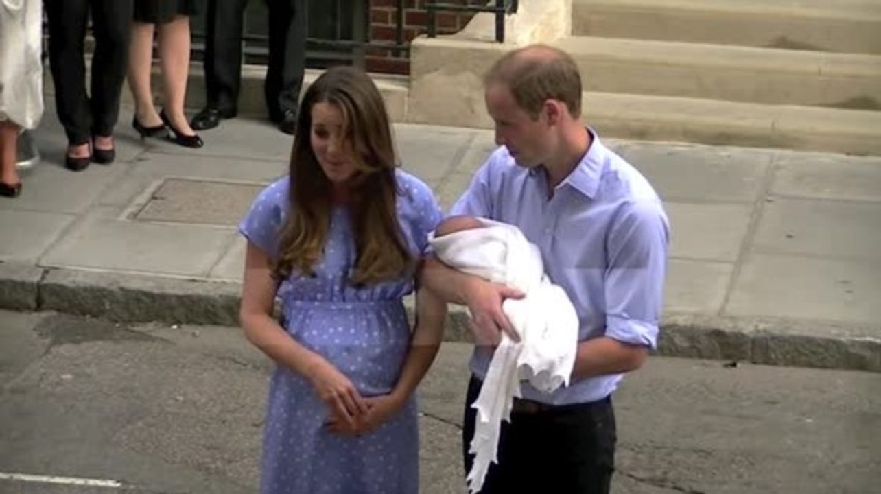 Die Herzogin Kate sagt Baby George wächst schnell