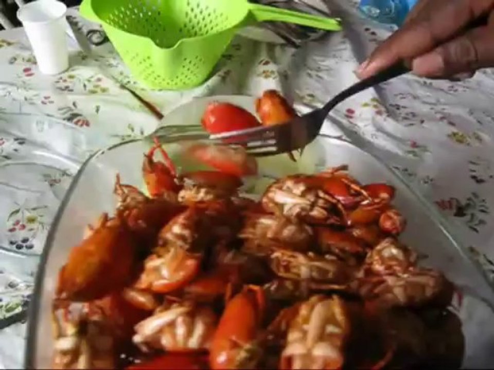Rougail karabos à l'île de la Réunion