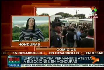 UE denuncia falta transparencia en campaña electoral de Honduras
