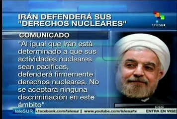 Dice Irán a RU que es irrevocable la defensa de sus derechos nucleares