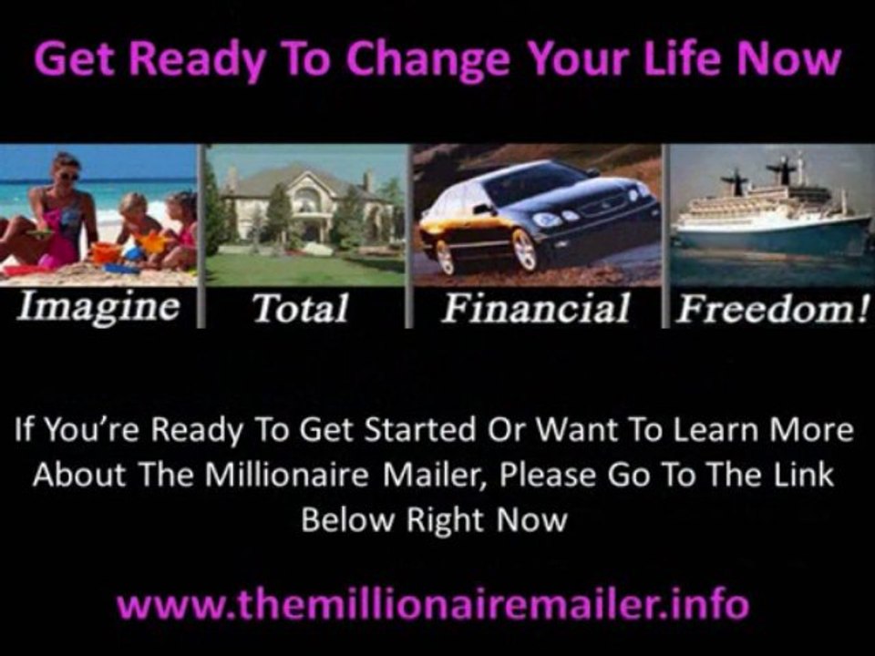 Work From Home Direct Mail Order Program The Millionaire Mailer