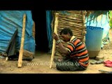 Smoothening the wood: Tribal daily life in South India