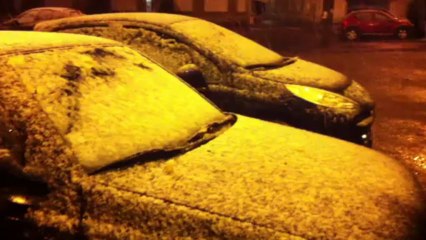 Premiers flocons dans le Cambrésis