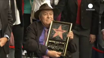 Film director Bernardo Bertolucci visits Hollywood walk of fame star five years late