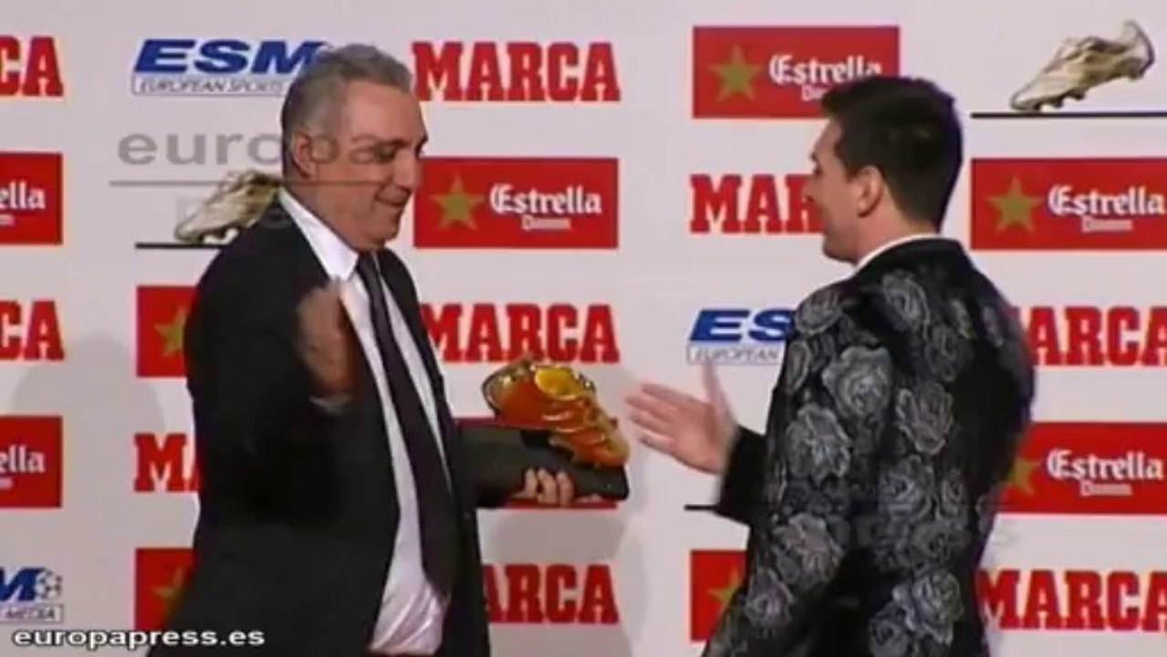 Messi gana su tercera Bota de Oro consecutiva