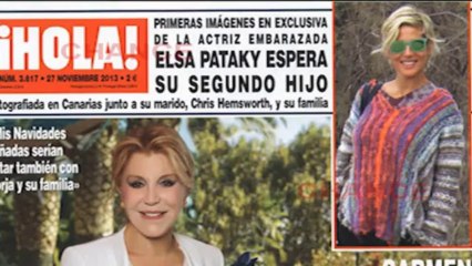 Elsa Pataky espera su segundo hijo