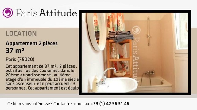 Appartement 1 Chambre à louer - Belleville, Paris - Ref. 8583