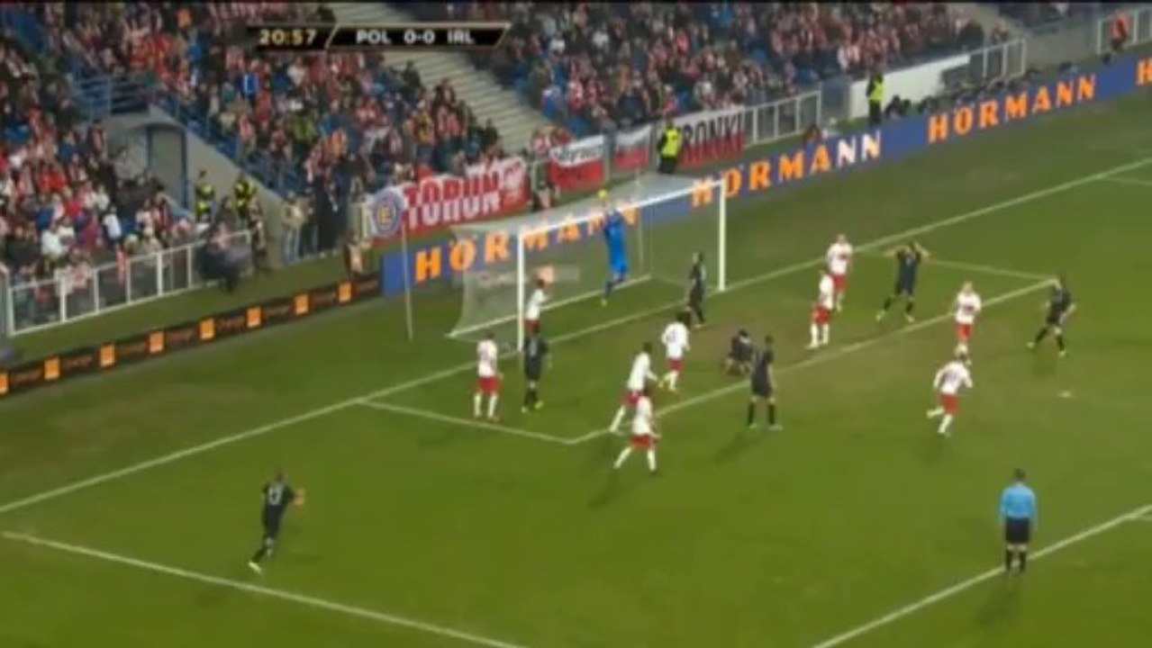 Polen vs. irland: auszeichnung für lewandowski