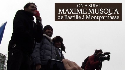 On a suivi Maxime Musqua de Bastille à Montparnasse pour La Marche