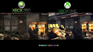 Ghosts: XBOX360 vs.XBOX ONE Gameplay Comparison (Current Next Gen Graphics New XBOX ONE 1080p HD)