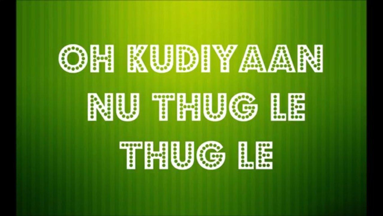 Thug Le  Full song w  Lyrics-  Ladies Vs Ricky Bahl