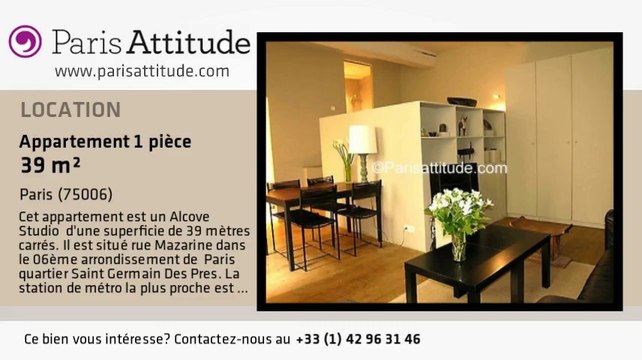 Appartement Alcove Studio à louer - St Germain, Paris - Ref. 1253