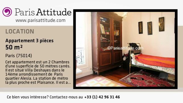 Appartement 2 Chambres à louer - Plaisance/Pernety, Paris - Ref. 3031