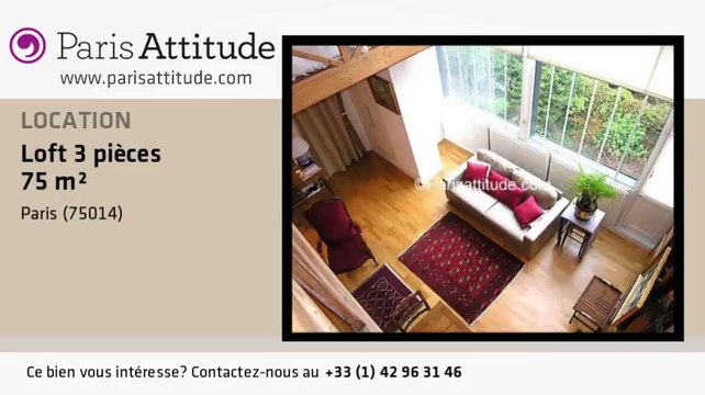 Loft 2 Chambres à louer - Montsouris, Paris - Ref. 2995
