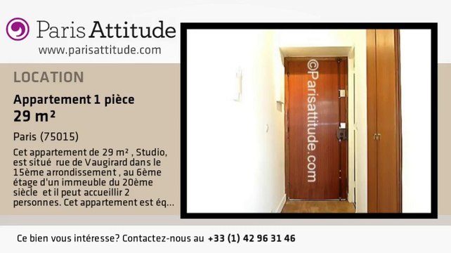 Appartement Studio à louer - Pasteur, Paris - Ref. 7583