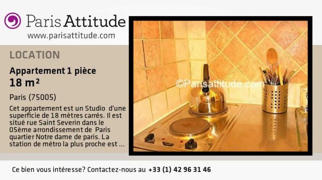 Appartement Studio à louer - Quartier Latin/St Michel, Paris - Ref. 1152