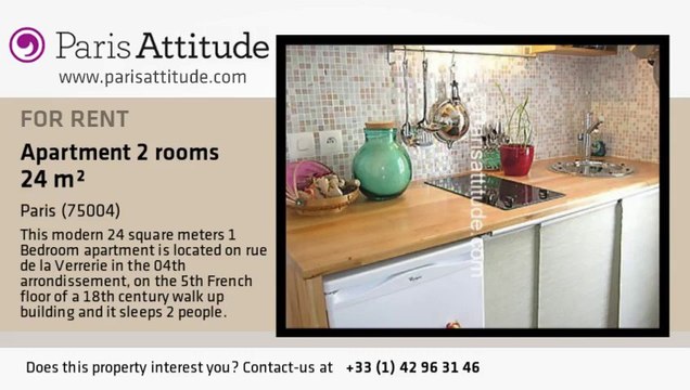 1 Bedroom Apartment for rent - Hôtel de Ville, Paris - Ref. 2154