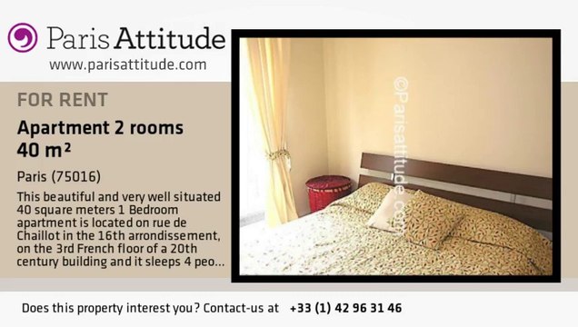 1 Bedroom Apartment for rent - Alma Marceau, Paris - Ref. 4147