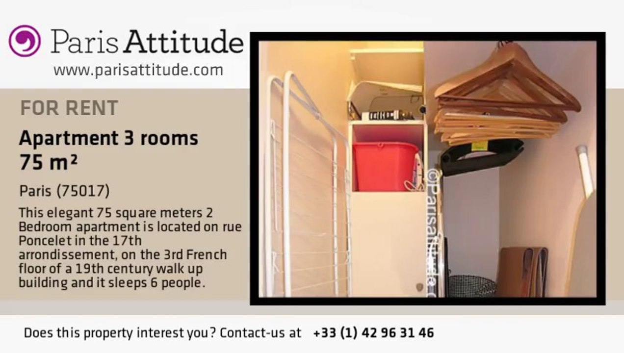 2 Bedroom Apartment for rent - Arc de Triomphe, Paris - Ref. 5114