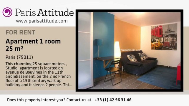 Studio Apartment for rent - Nation, Paris - Ref. 6540