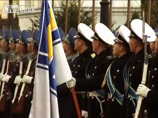 Ukranian honor guard hat fail recovery