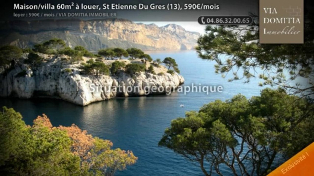 Maison/villa 60m² à louer, St Etienne Du Gres (13), 590€/mois