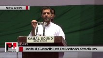 Rahul Gandhi at Dalit Adhikar Diwas rally in Delhi talks about empowering aam aadmi