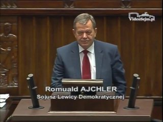 Romuald Ajchler - wystąpienie z 20 listopada 2013 r.