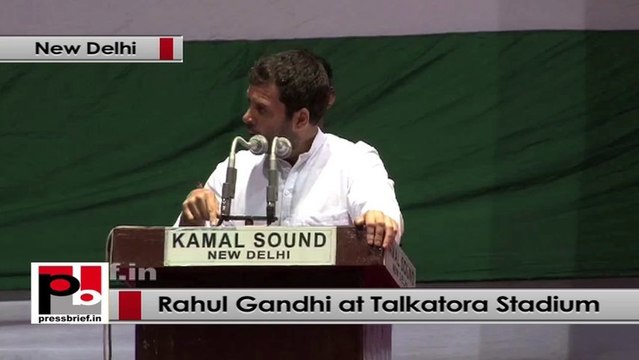 Rahul Gandhi at Dalit Adhikar Diwas rally talks about UPA’s RTI Act