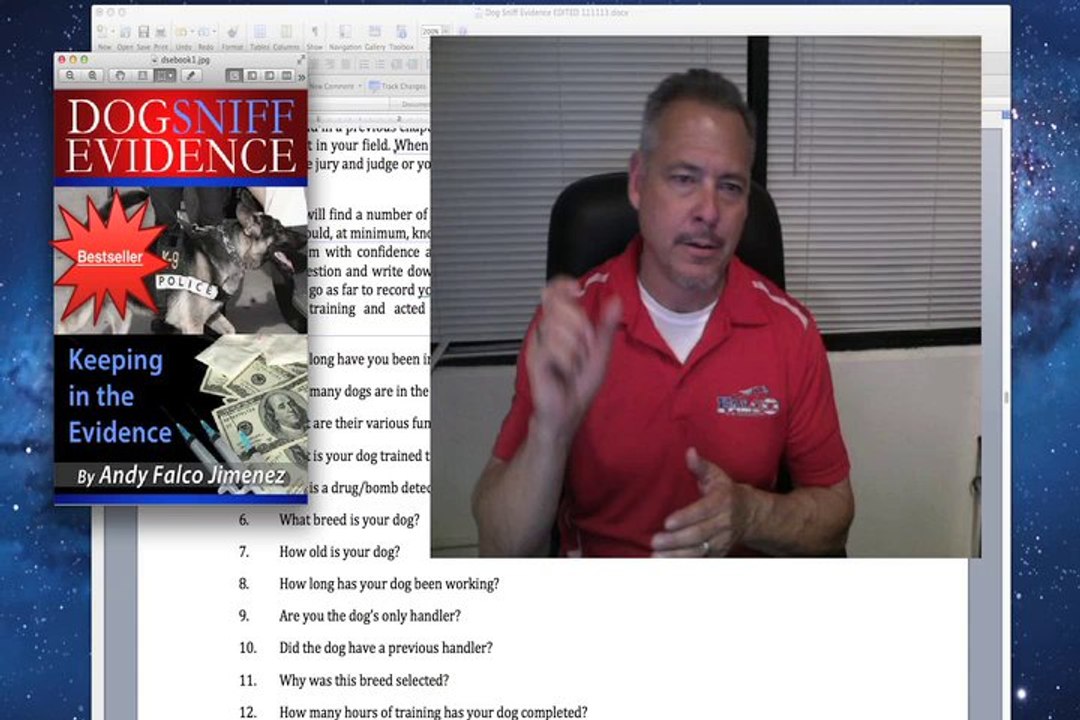 Dog Sniff Evidence - Book Announcement