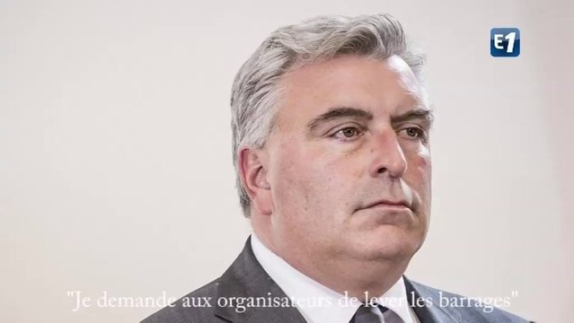 Cuvillier : Je demande aux organisateurs de lever les barrages