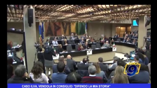 Caso ILVA, Vendola in Consiglio: Difendo la mia storia