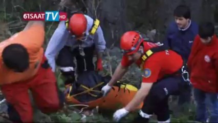Trabzon'da kan donduran kaza