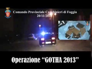 Francavilla (FG) - Blitz contro il clan Sinesi (20.11.13)